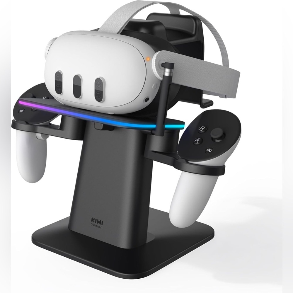 KIWI design Charging Dock for Meta Quest 3S/Quest 3/Quest 2/Quest Pro Accessory